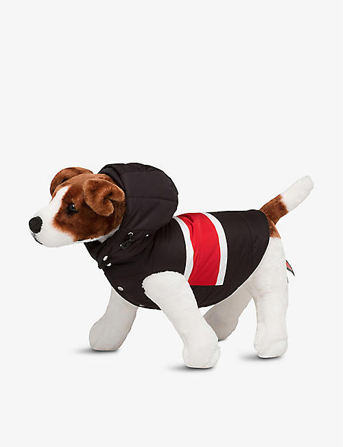 PRADA: Re-Nylon brand-print recycled-polyamide dog coat