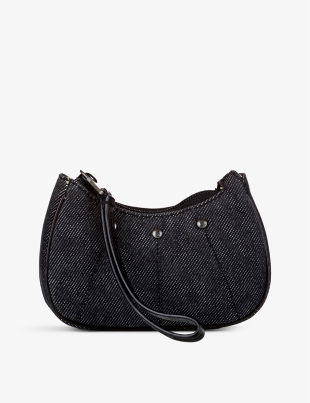 Pre-loved YSL denim wristlet