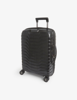 Samsonite Spinner Expandable Four-wheel Polypropylene Suitcase 55cm In Black