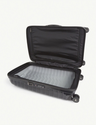 Shop Samsonite Black Spinner Hard Case 4 Wheel Polypropylene Cabin Suitcase