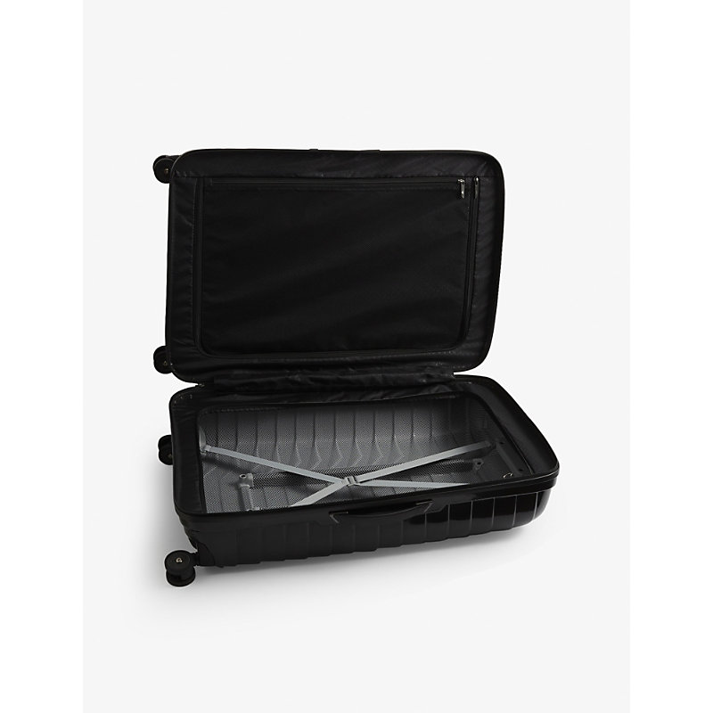 Shop Samsonite Black Proxis Spinner Hard Case 4 Wheel Cabin Suitcase 77cm