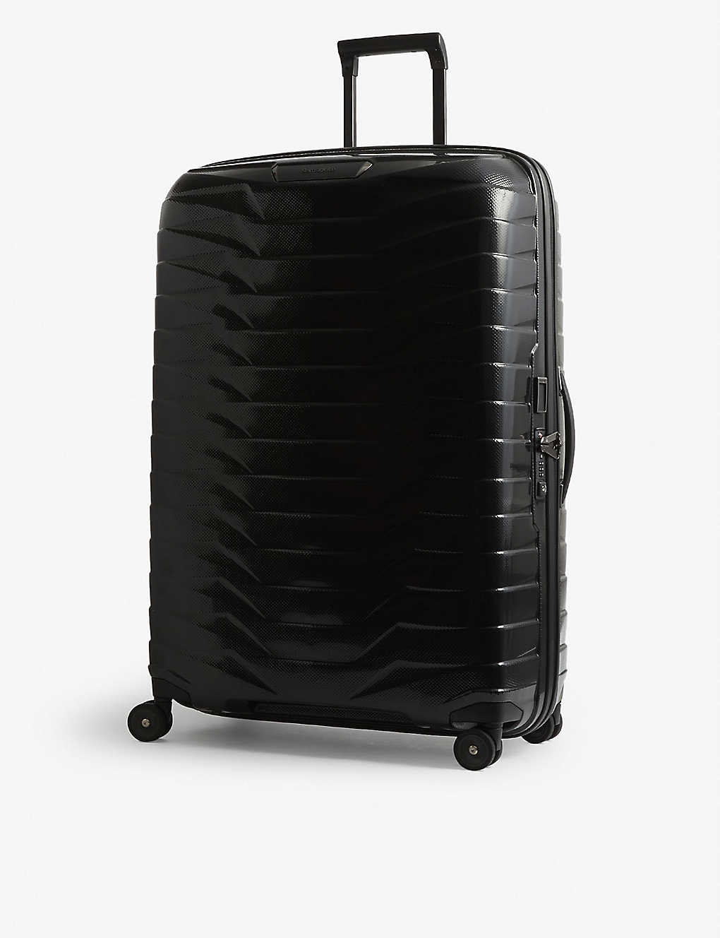 Samsonite Spinner Four-wheel Polypropylene Suitcase 81cm In Black