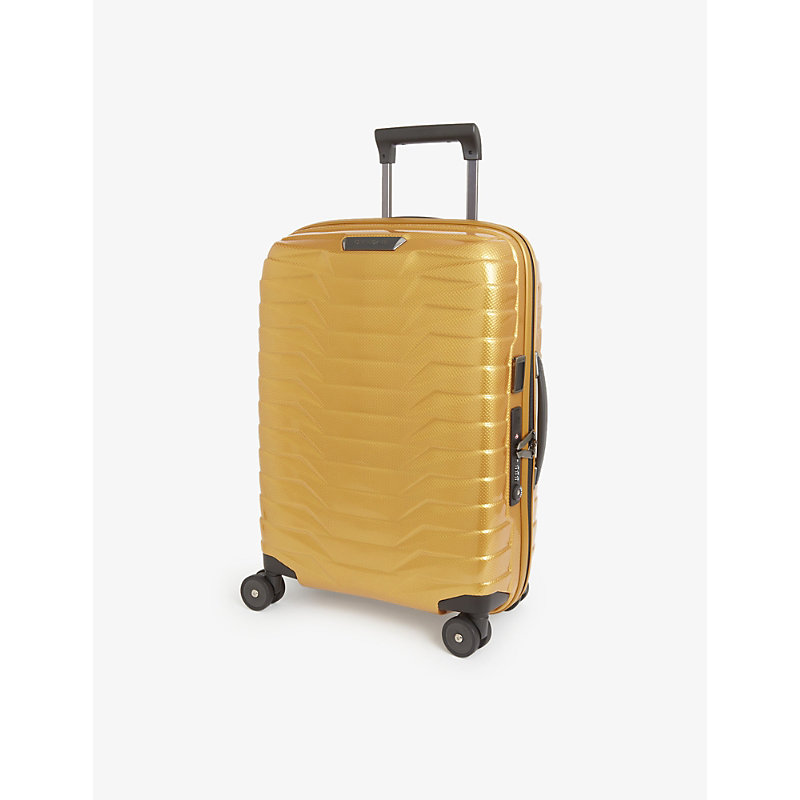 Proxis Spinner Expandable Four-wheel Suitcase 55cm In Honey Gold