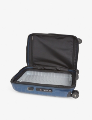 Shop Samsonite Petrol Blue Spinner Hard Case Four-wheel Shell Cabin Suitcase