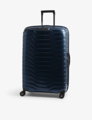 Samsonite Proxis Spinner Four-wheel Suitcase 77cm In Petrol Blue