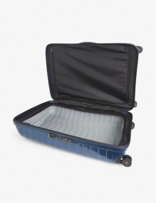 Shop Samsonite Petrol Blue Spinner Hard Case Four-wheel Polypropylene Cabin Suitcase