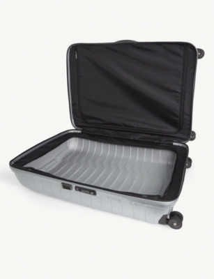 Shop Samsonite Silver Spinner Hard Case 4 Wheel Expandable Polypropylene Cabin Suitcase