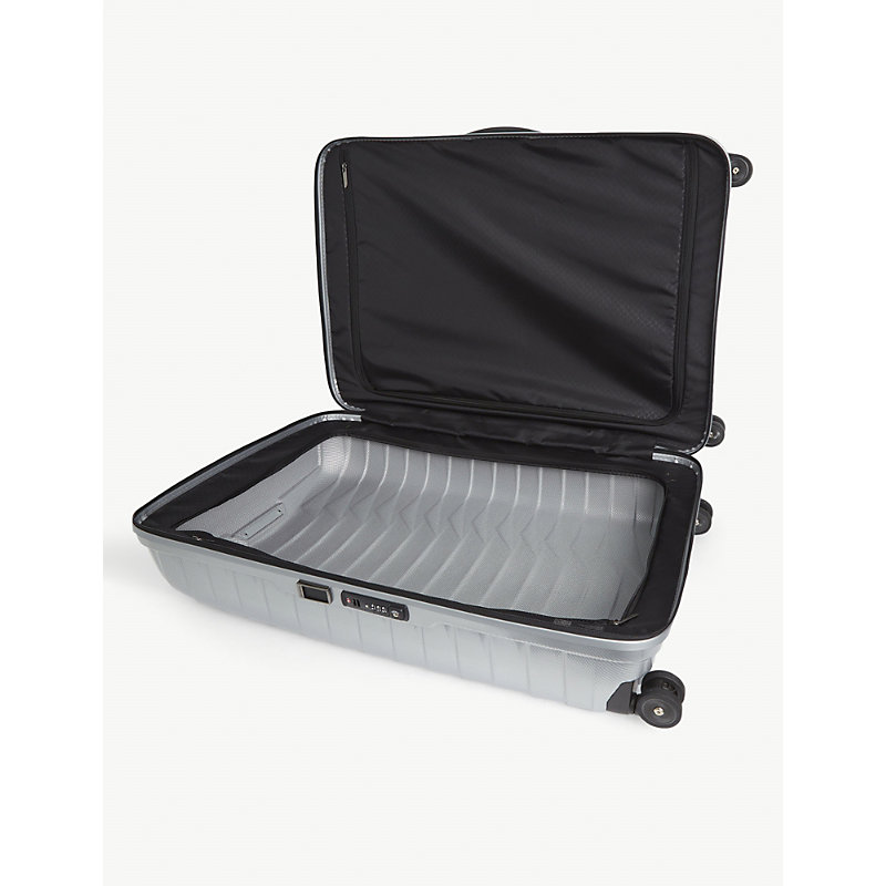 Shop Samsonite Silver Spinner Hard Case 4 Wheel Expandable Polypropylene Cabin Suitcase