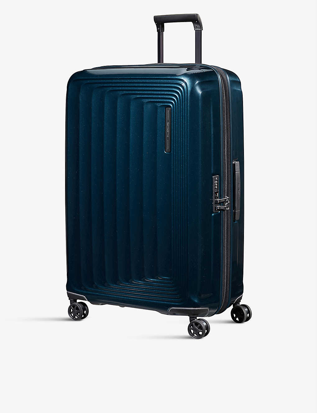 Samsonite Spinner Four-wheel Polypropylene Suitcase 75cm In Dark Blue