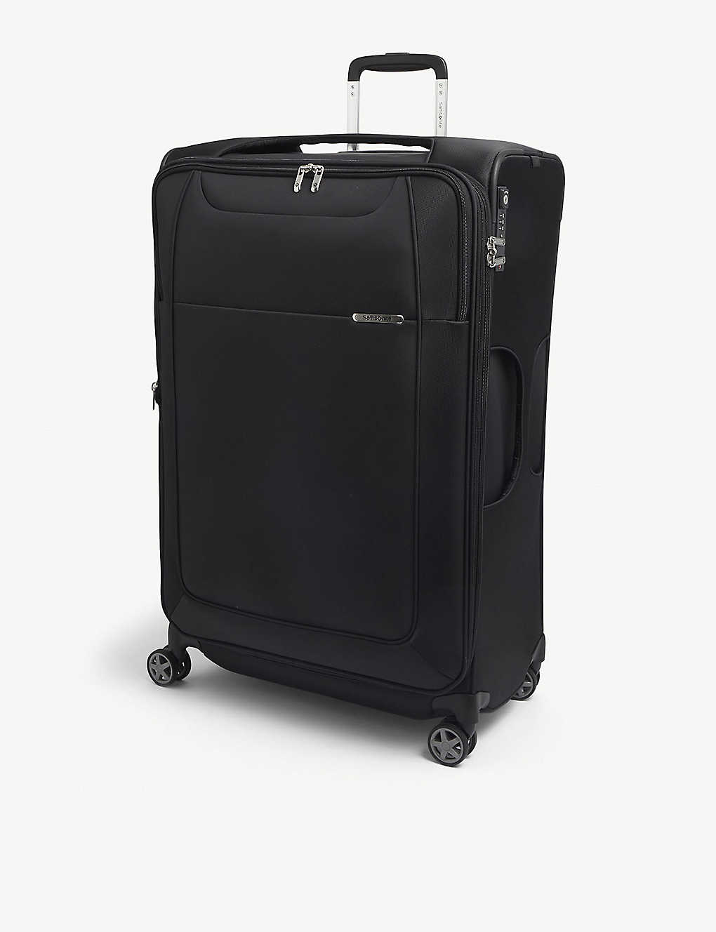 Samsonite Black Spinner Branded Woven Suitcase