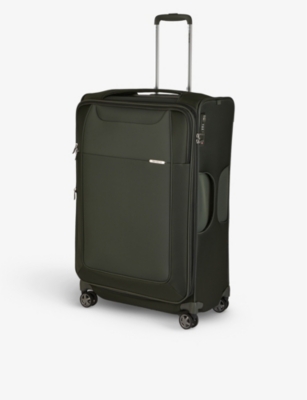 Samsonite Spinner Branded Woven Suitcase In Climbing Ivy