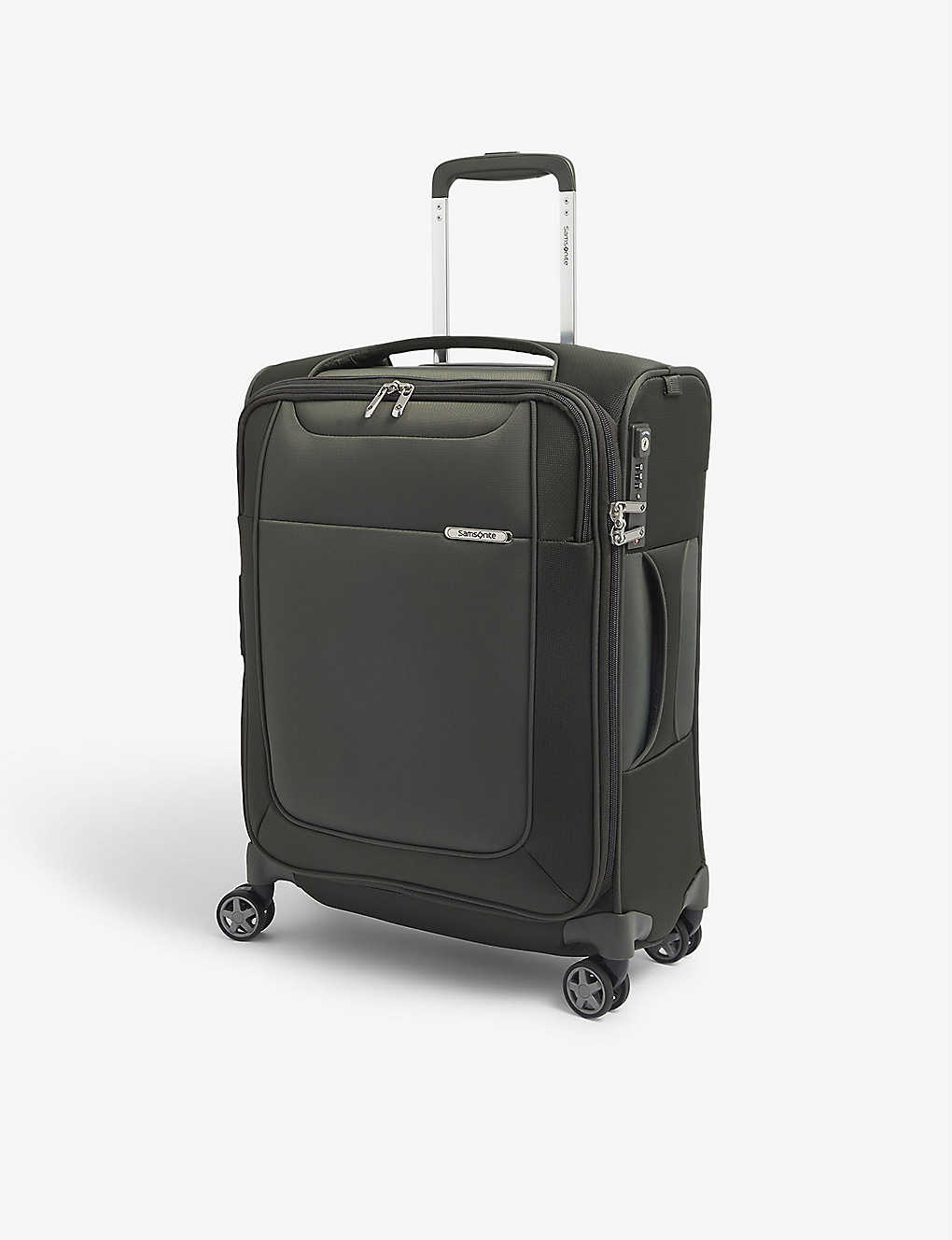 Samsonite Spinner Branded Woven Suitcase In Climbing Ivy