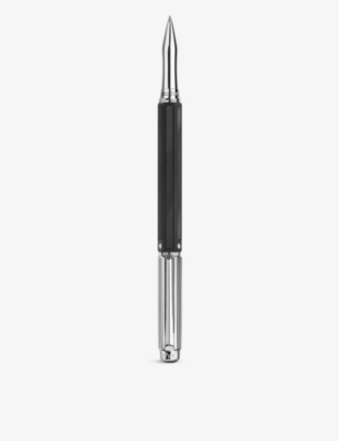 CARAN DACHE: Varius Rubracer silver-plated brass and rubber rollerball pen