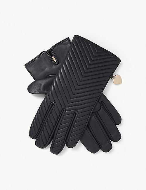 DENTS: Zara touchscreen leather gloves