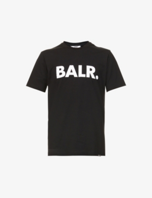 BALR. Logo print cotton jersey T shirt Selfridges