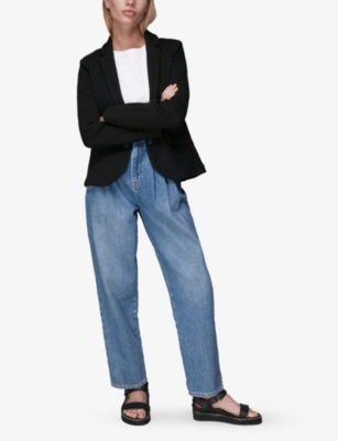 WHISTLES: Slim tailored cotton blazer