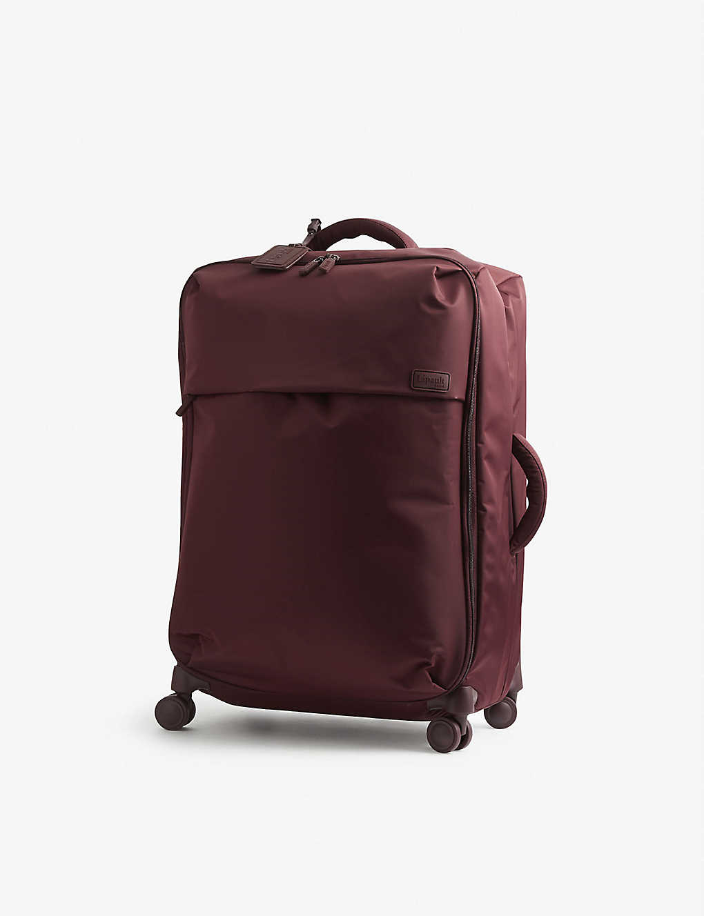 Lipault Plume Long-trip Nylon Suitcase 70cm In Bordeaux
