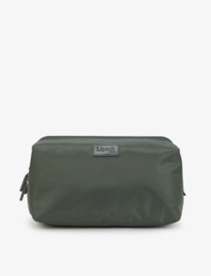 Lipault Toilet Kit Shell Toiletry Bag In Khaki