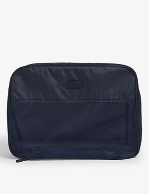 Alexander McQueen Synthetic Zip-around Toiletry Bag in Black for Men Mens Bags Toiletry bags and wash bags 