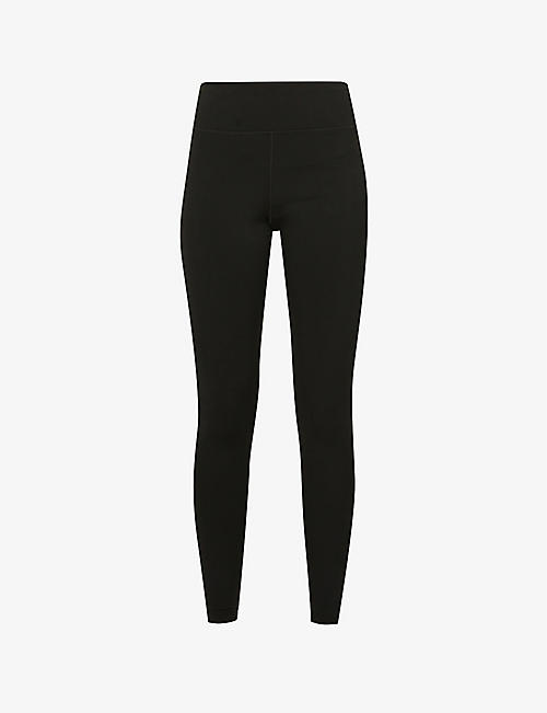 MORE JOY: Logo-print mid-rise stretch-recycled polyester leggings