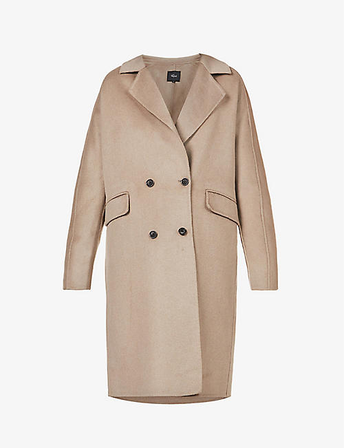 RAILS: Bristol double-breasted wool-blend coat