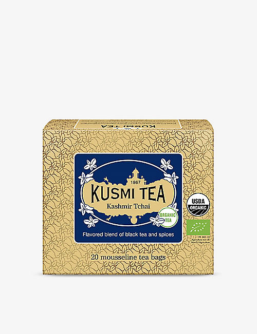KUSMI TEA：Kashmir Tchai 20 有机茶包 44 克