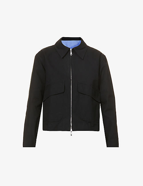 IVAN CLOTHING: Ventile zip-up recycled-cotton jacket
