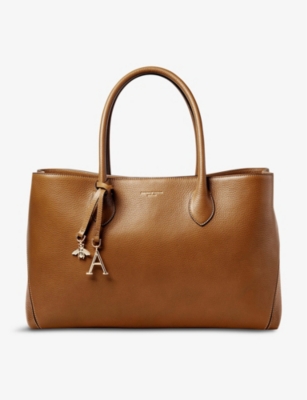 Aspinal Of London Womens Tan London Large Leather Tote Bag