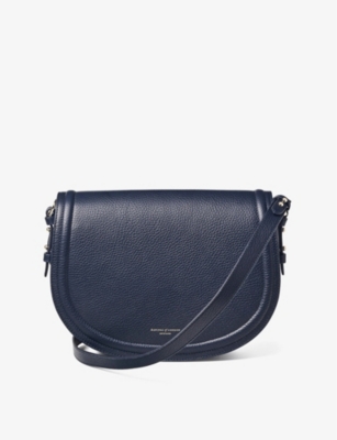 ASPINAL OF LONDON: Stella grained-leather cross-body bag