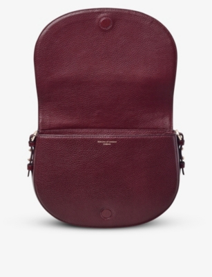 ASPINAL OF LONDON: Stella leather satchel bag