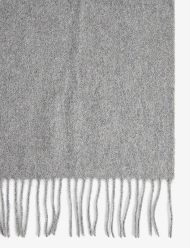 Tassel-embellished cashmere scarf