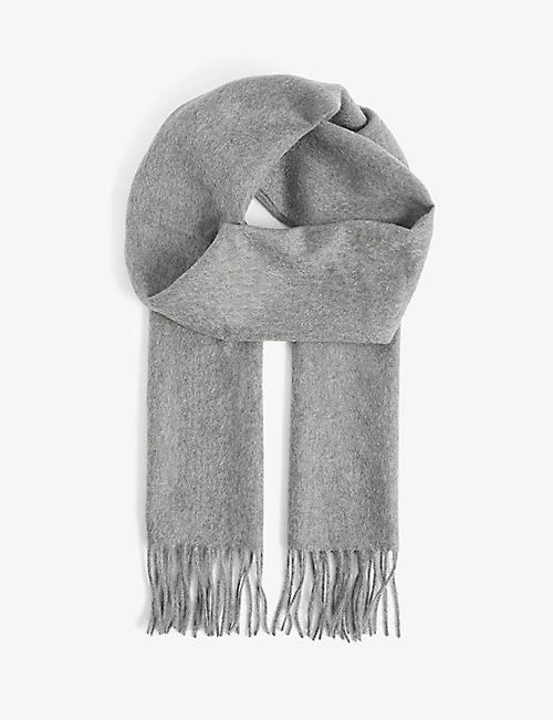 ASPINAL OF LONDON: Tassel-embellished cashmere scarf