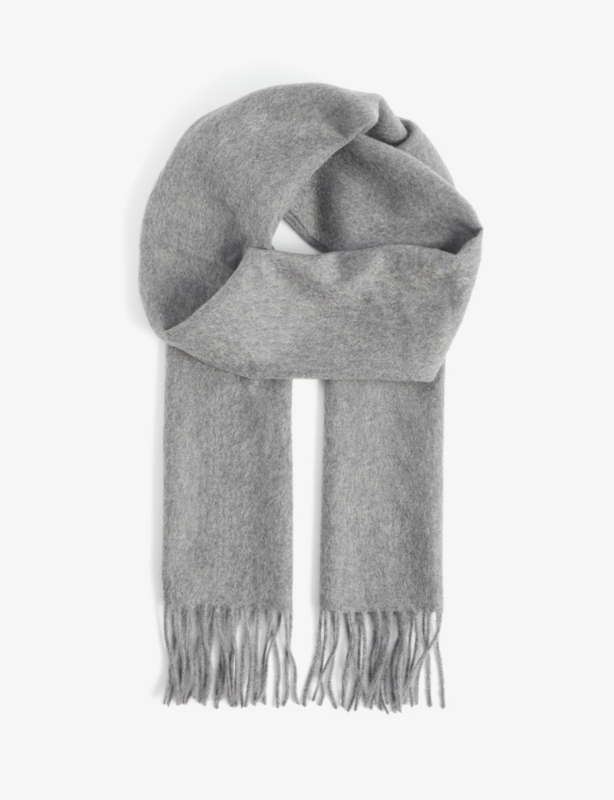 Tassel-embellished cashmere scarf