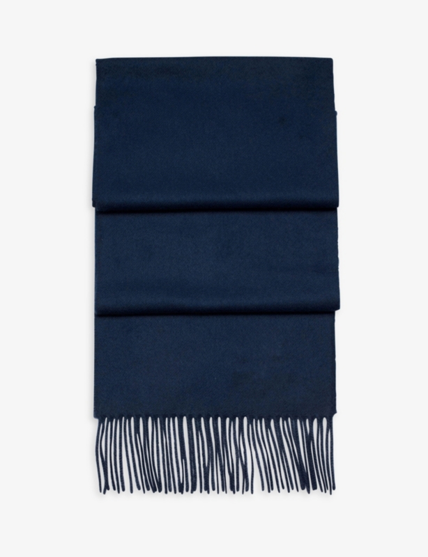 Tassel-embellished cashmere scarf