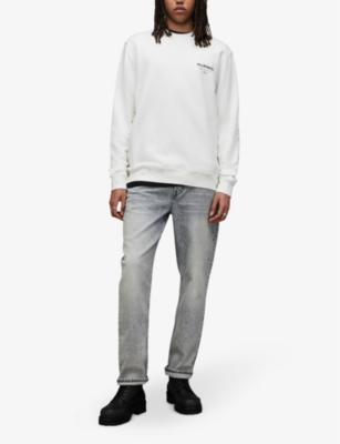 ALLSAINTS: Underground graphic-print cotton sweatshirt