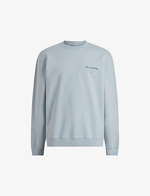 ALLSAINTS: Underground logo graphic-print cotton sweatshirt