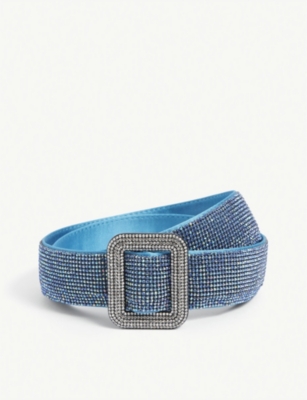BENEDETTA BRUZZICHES - Venus rhinestone-embellished leather  display picture 3