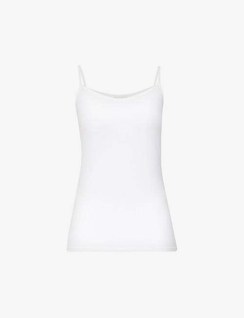 HANRO: Cotton Sensation scoop-neck stretch-cotton jersey top
