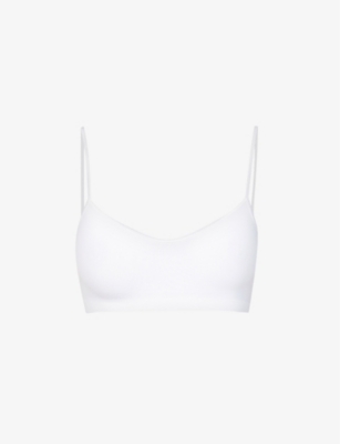 HANRO: Touch Feeling cropped stretch-jersey bra