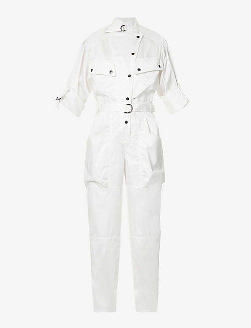 ISABEL MARANT - Florine pocket cotton jumpsuit | Selfridges.com