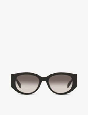 ALEXANDER MCQUEEN: AM0330S logo acetate sunglasses