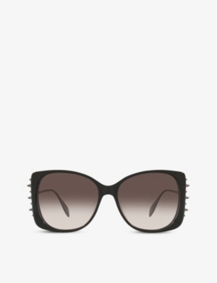 ALEXANDER MCQUEEN: AM0340S studded sunglasses