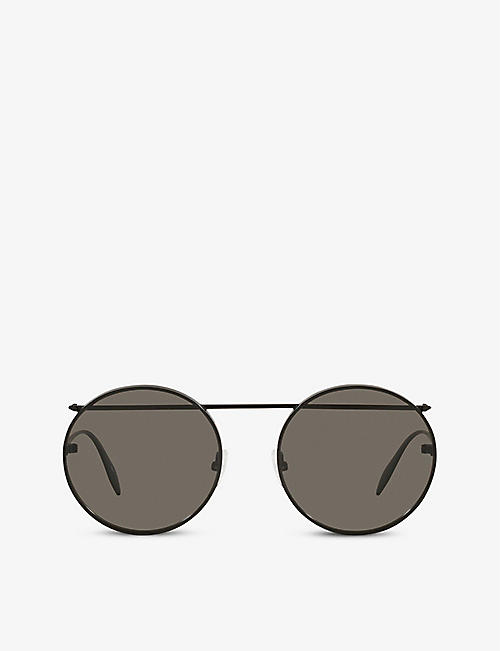 ALEXANDER MCQUEEN: AM0137S round sunglasses