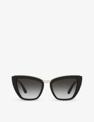 DOLCE & GABBANA: DG6144 cat eye-frame nylon sunglasses