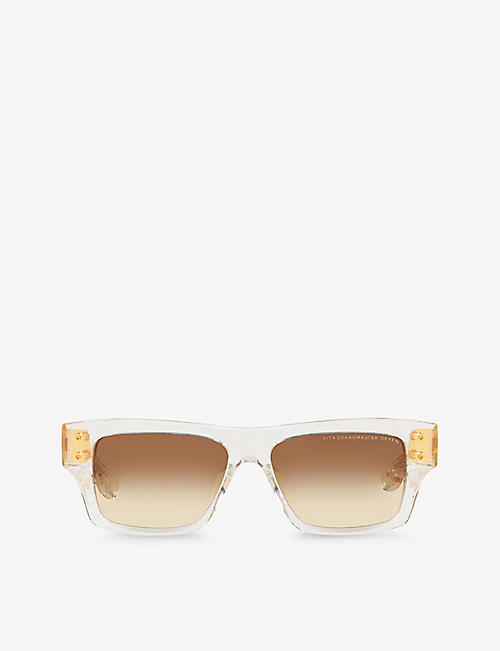 DITA: DTS407 Grandmaster-Seven rectangular-frame acetate sunglasses