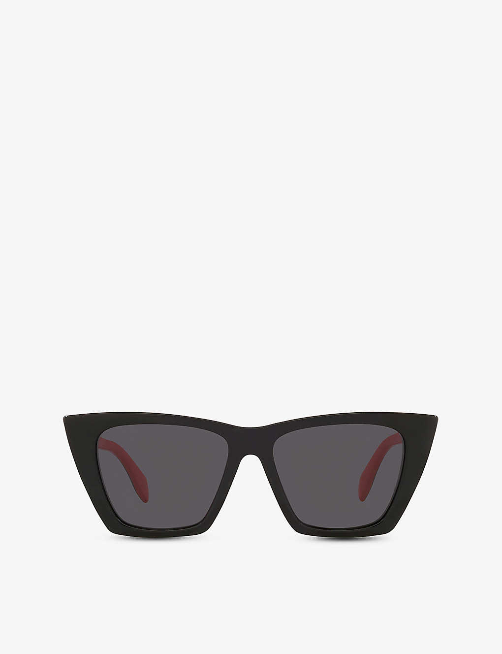 Alexander Mcqueen Am0299s Logo Sunglasses In Black