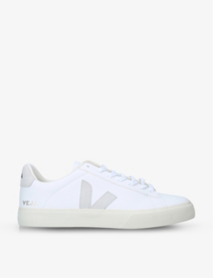 Veja Men's White Men's Campo Leather Low-top Trainers