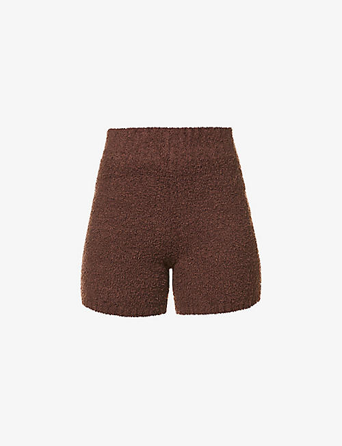 SKIMS: Cozy high-rise fleece shorts