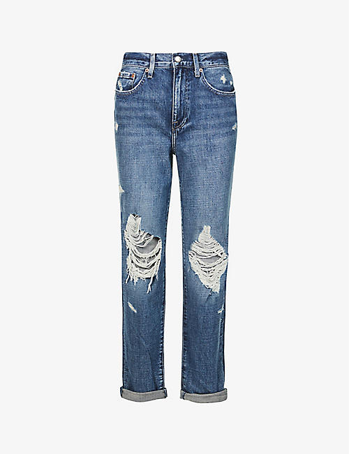 PISTOLA: Presley tapered high-rise jeans