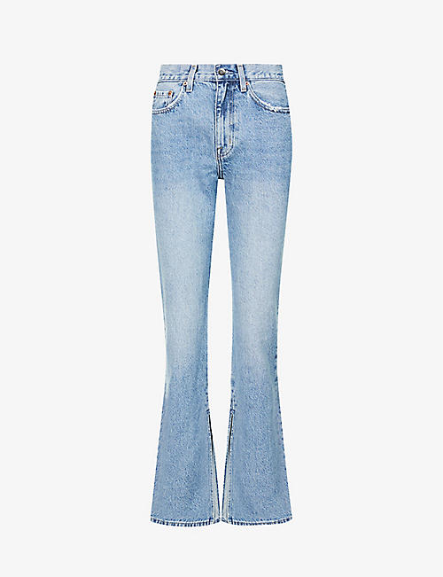 PISTOLA: Alexa high-rise flared jeans